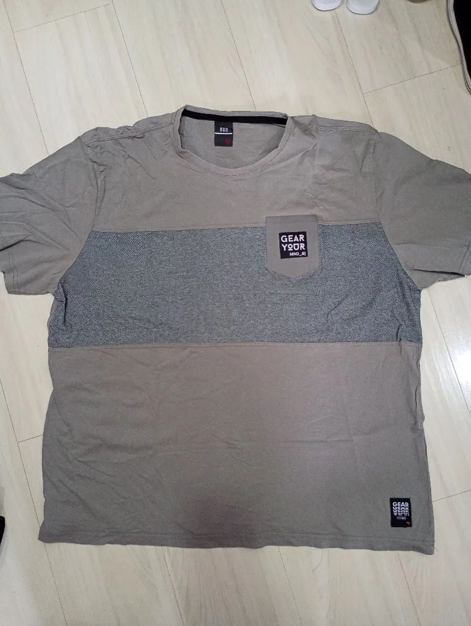 2 camisetas manga curta tamanho G4 - Foto 4
