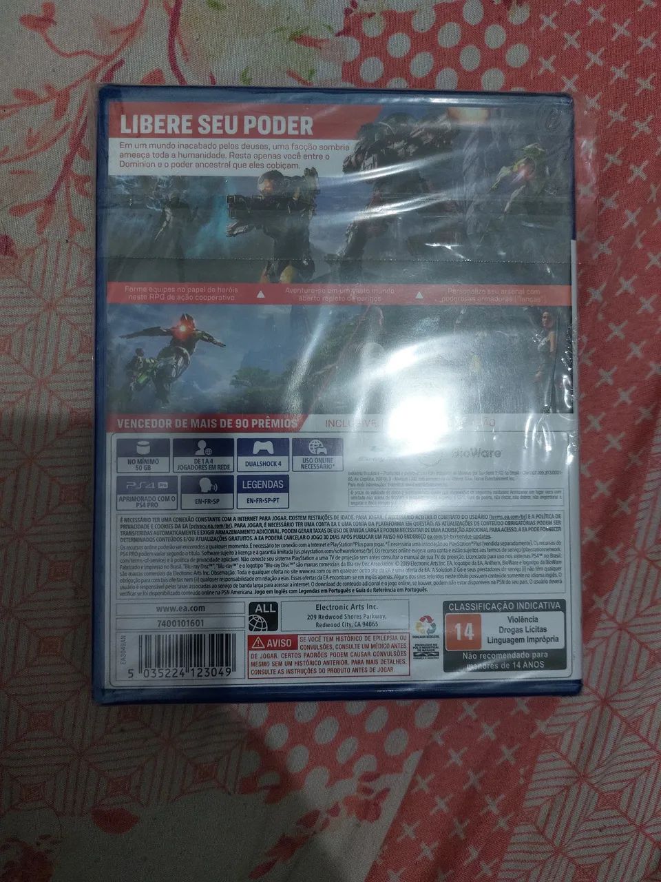 Ps4 Anthem ** jogo lacrado !!! - Foto 2