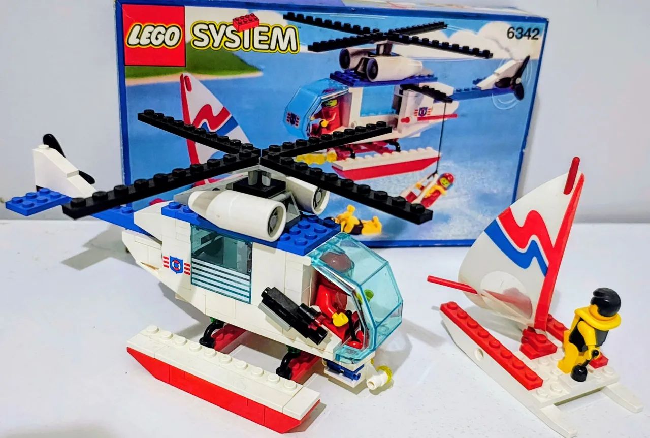 Lego System 6342 - Beach Rescue Chopper - Completo - Foto 4