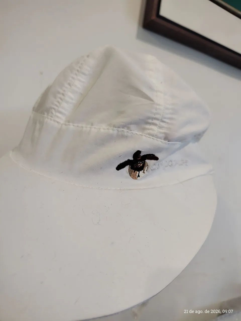 Chapéu branco para praia - Foto 2
