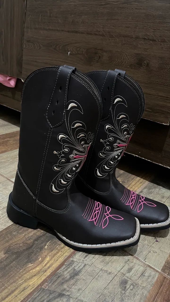 Bota texana feminina - Foto 3