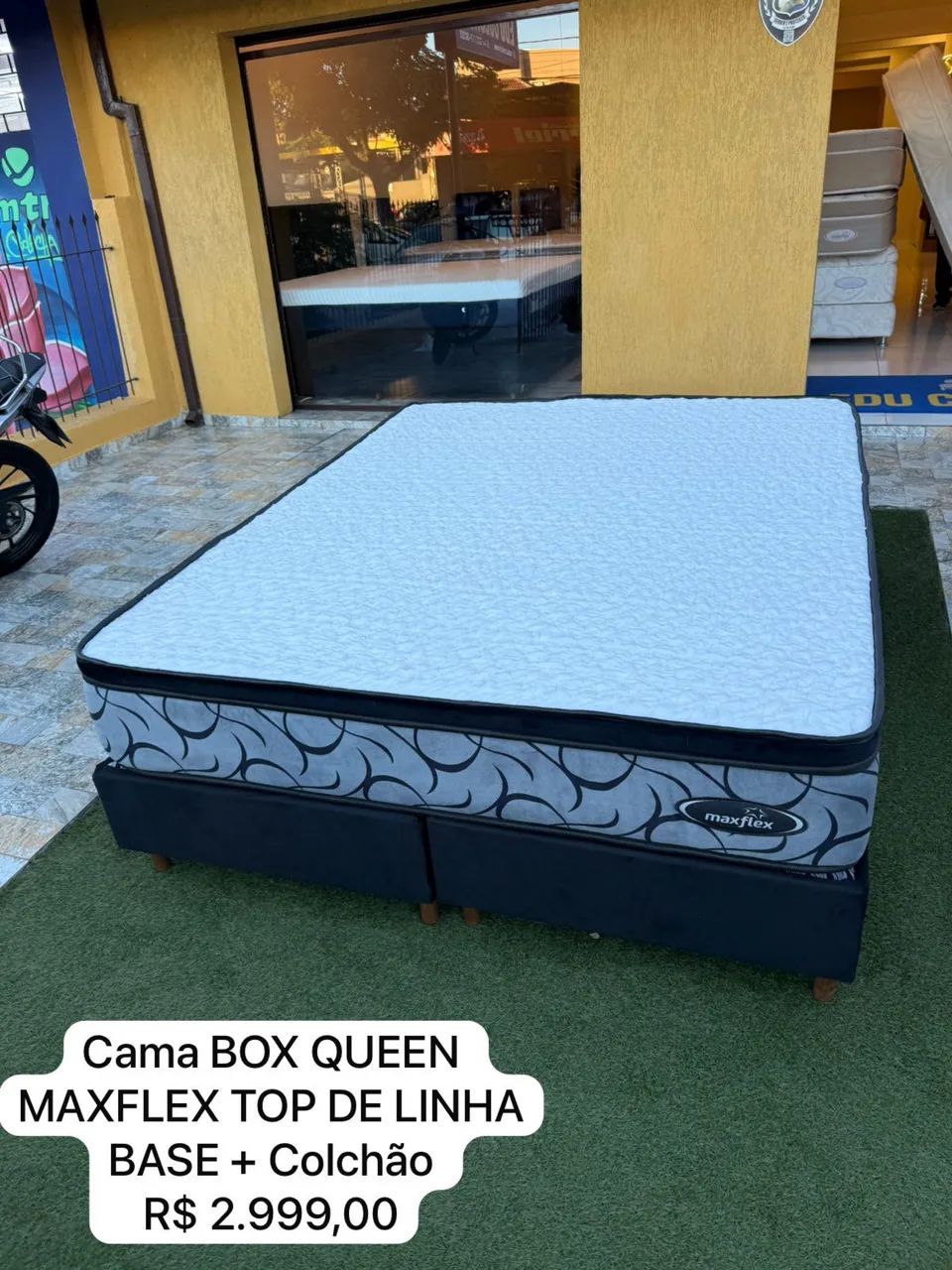 Colchão Queen MAXFLEX SEMINOVO TOP - Entrego!  - Foto 4