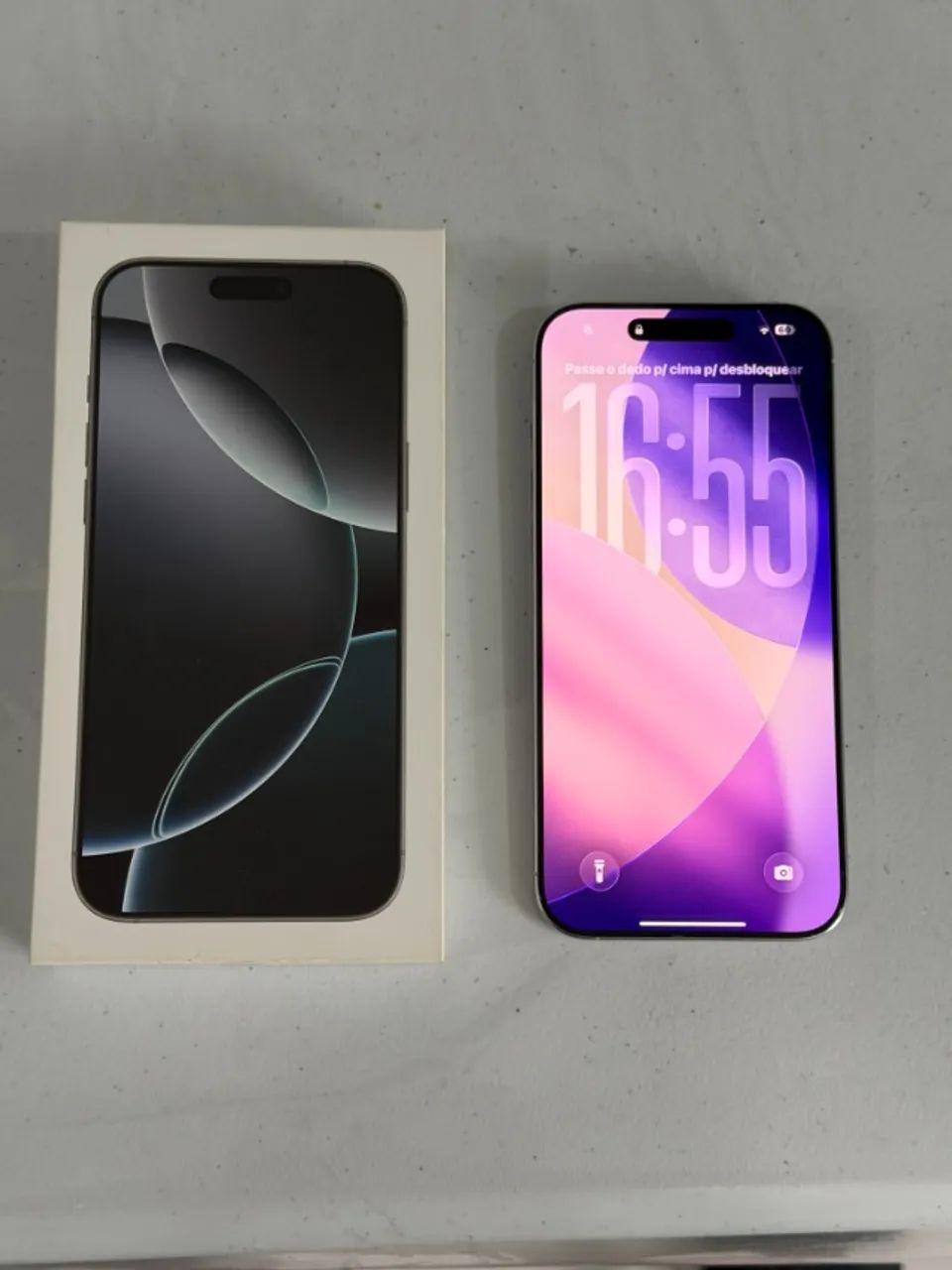 iPhone 16 Pro Max 256gb Titânio Branco | Impecável, Como Novo