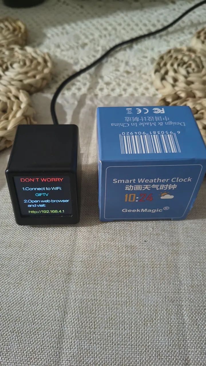 Relógio de clima inteligente Geek Magic Smart Weather Clock - Foto 2