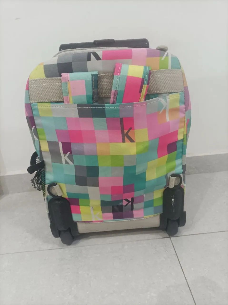 Mochila Kipling rodinha/costas - Foto 5