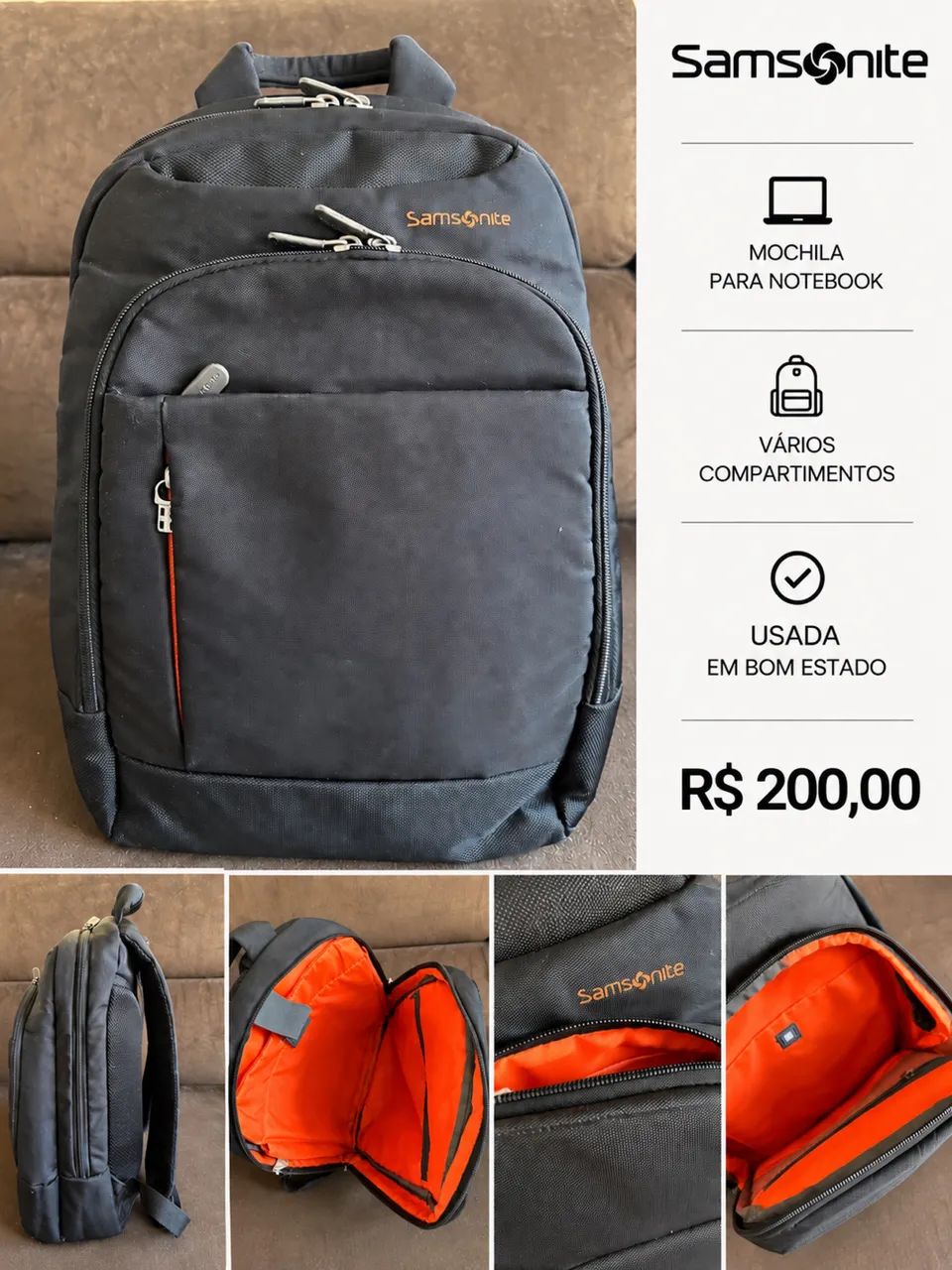 Mochila Samsonite