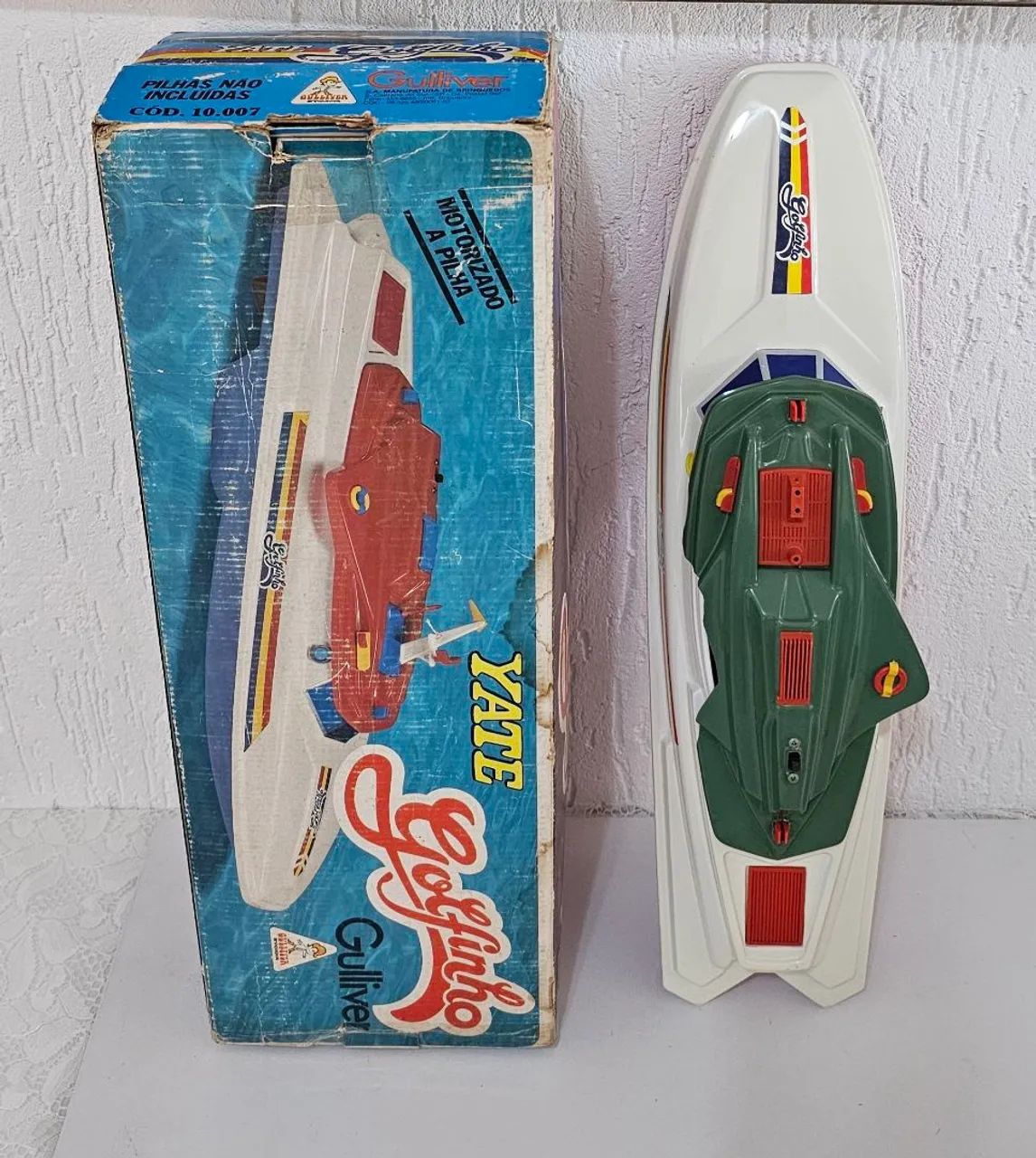 brinquedo colecionável yate golfinho  gulliver  anos 80  - Foto 4