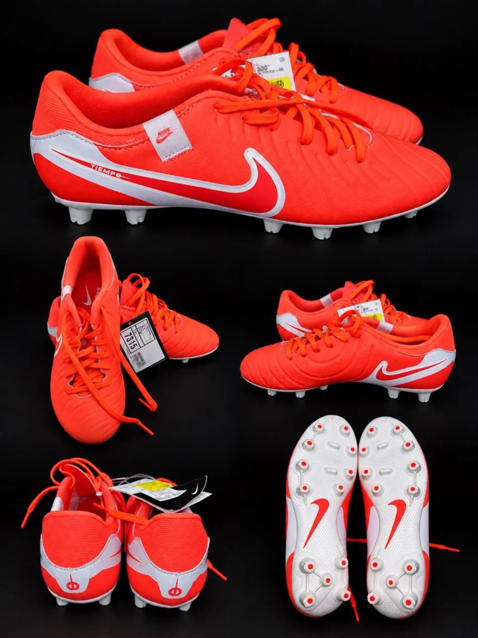 新品NIKETiempoLegend10EliteFGAS28.5 2足セット Chuteira de Campo Nike Tiempo Laranja e Branca - Nova N38