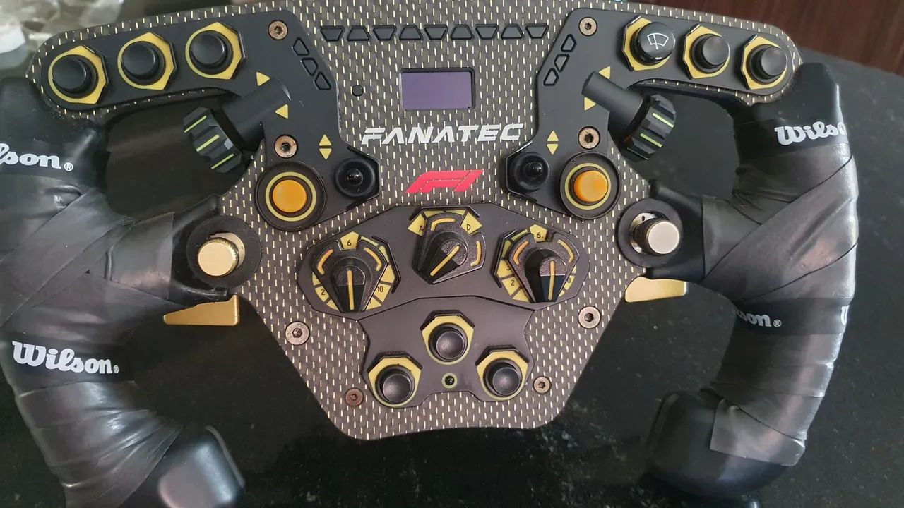 Base Fanatec CSL DD QR1 8nm + volante Formula V2, completo com caixas.fotos 20/02/26 - Foto 6