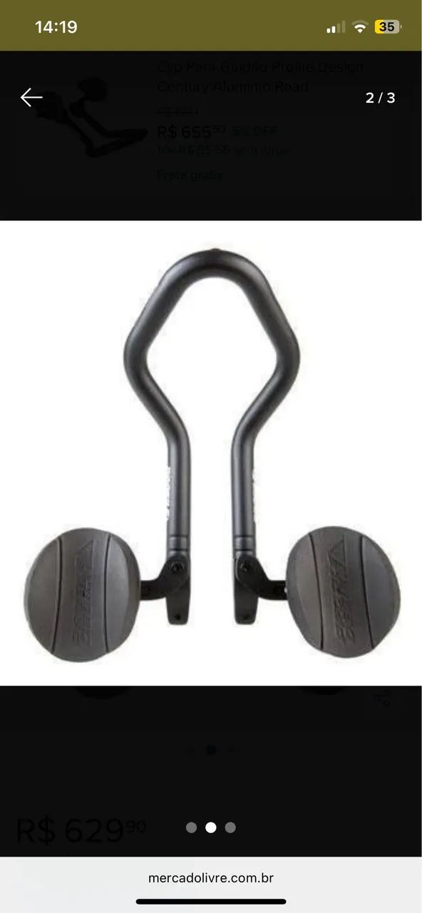 Clip Para Guidao Profile Design Century Aluminio Road - Foto 4