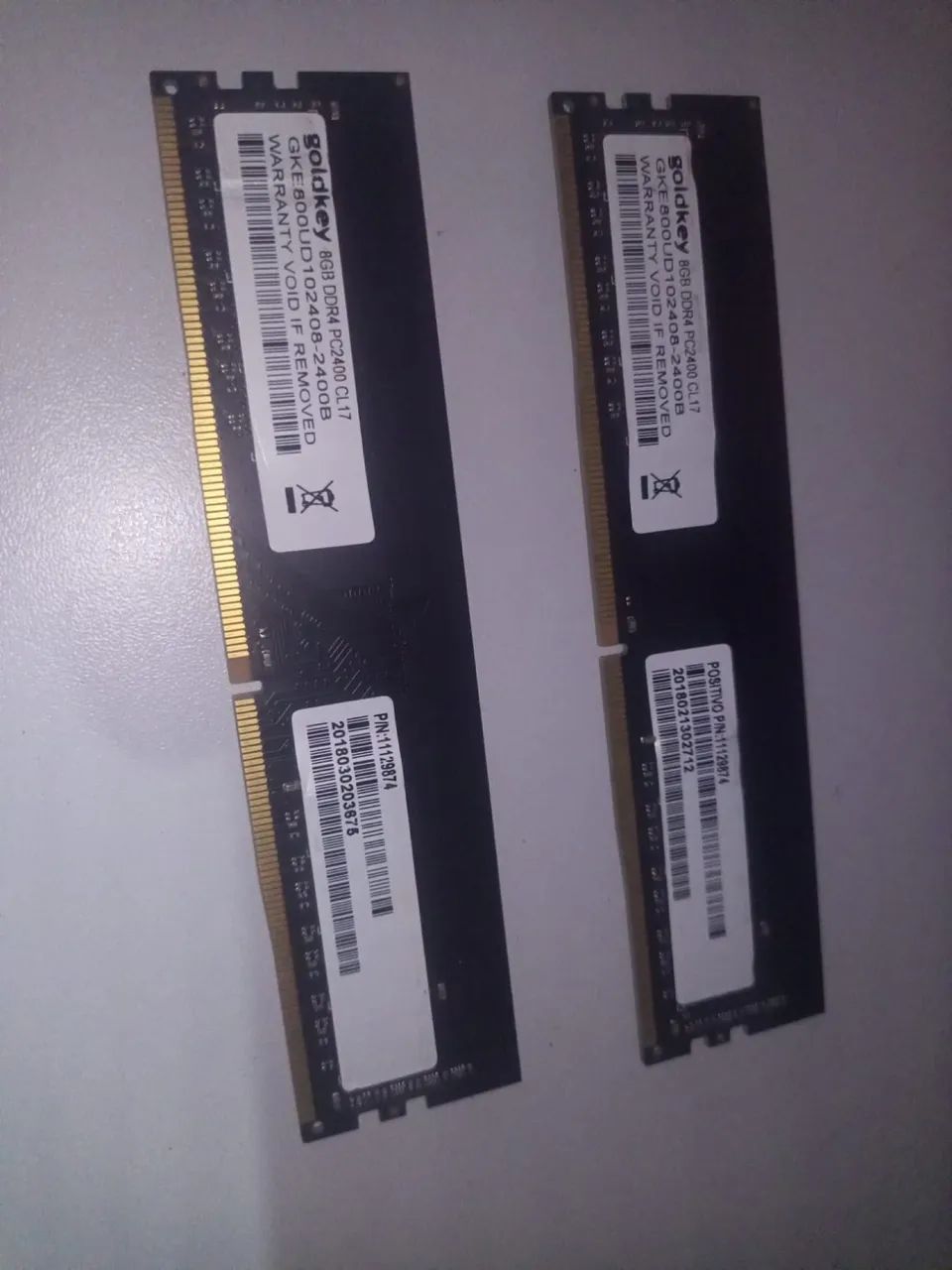 Memória ram ddr4  8gb 