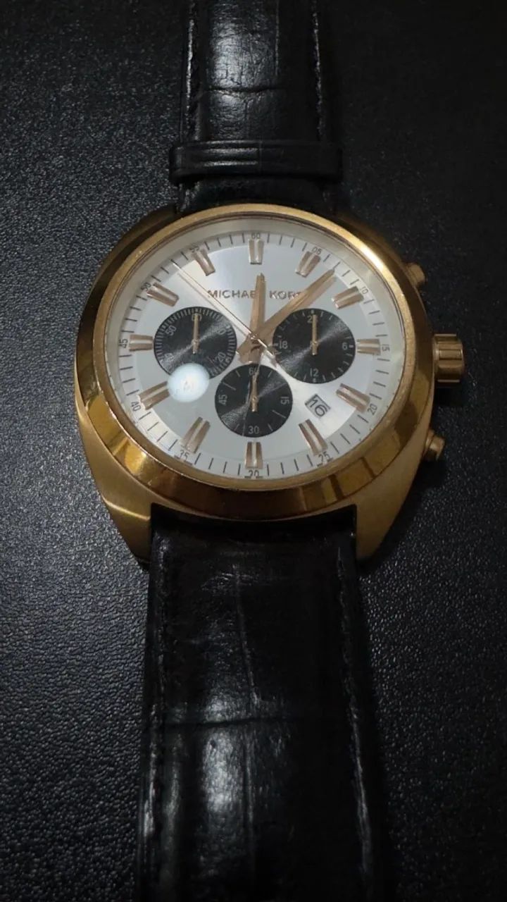 RELÓGIO MICHAEL KORS MK8271 ORIGINAL ROSE GOLD 47MM FUNCIONANDO - Foto 5