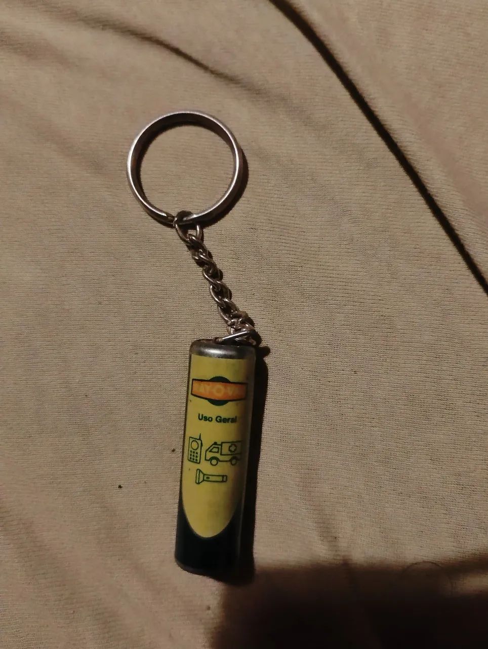 Chaveiro antigo pilha rayovac raro - Foto 2