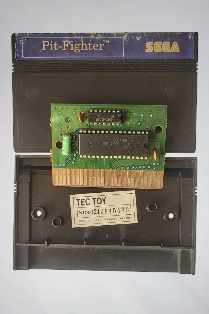 Jogo Pit Fighter - Master System - 100% Original Tectoy + Manual Repro. - Foto 2