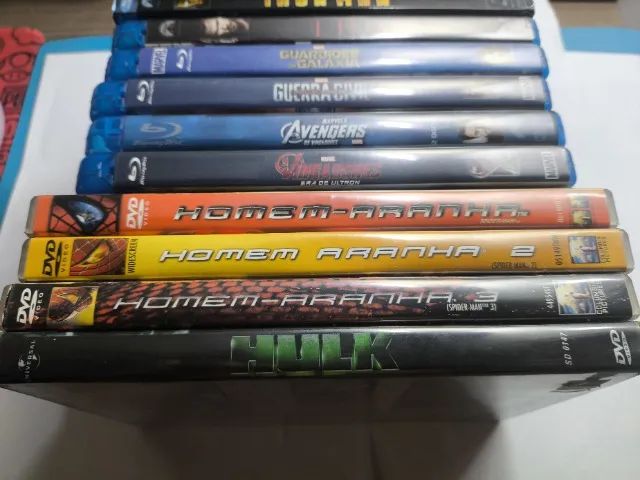 Coletânea 12 filmes Marvel Vingadores