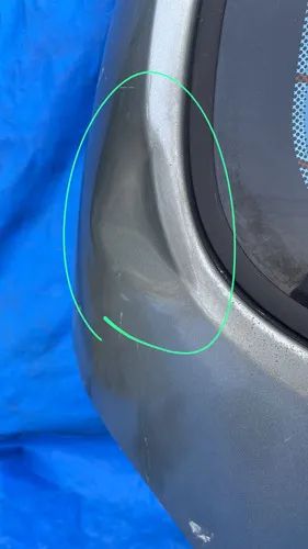 Tampa Traseira Megane 1999 A 2005 / Detalhes Prateado - Foto 5