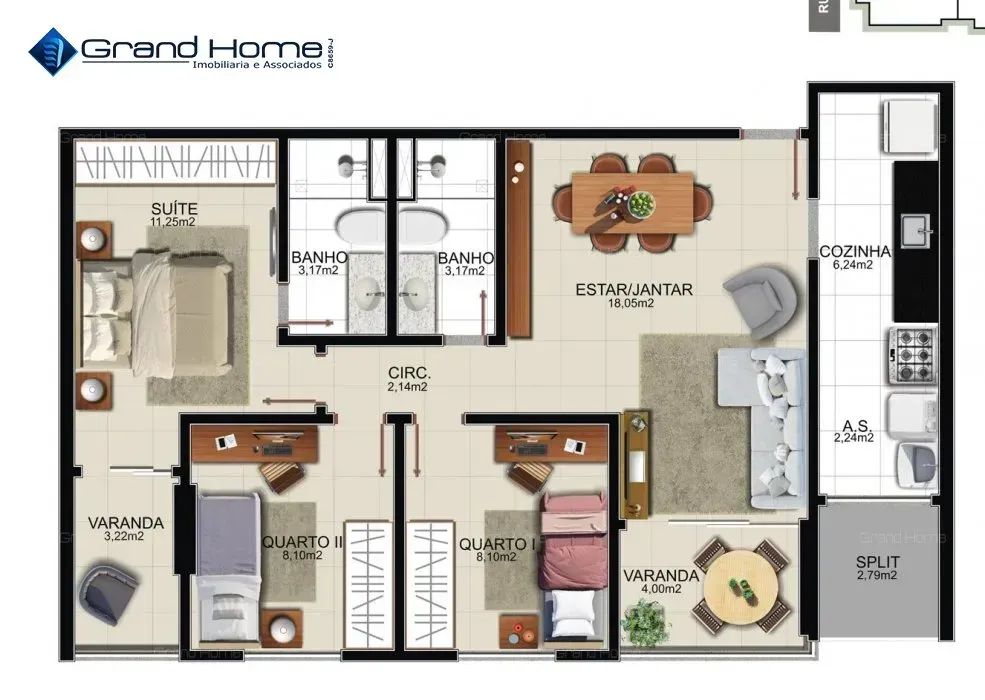 Apartamento 3 quartos em Praia da Costa - Foto 2