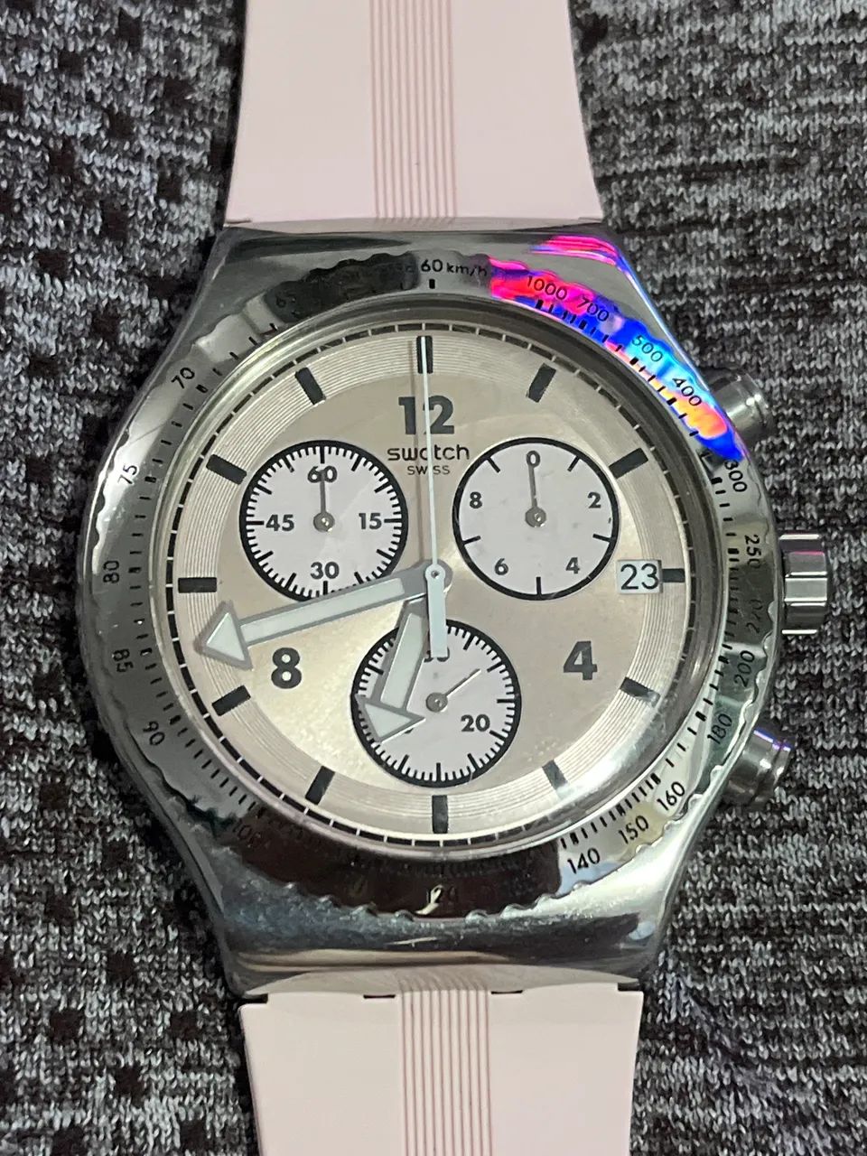 Relógio Swatch irony cronógrafo 43mm