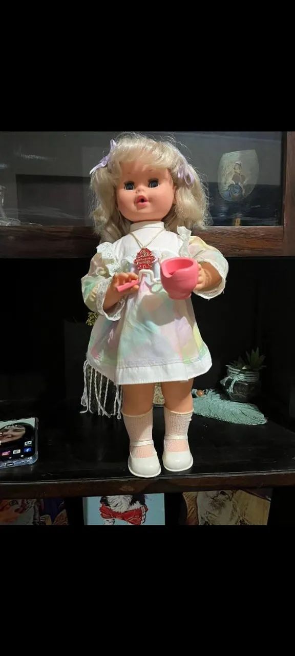 Boneca bolinha de sabão