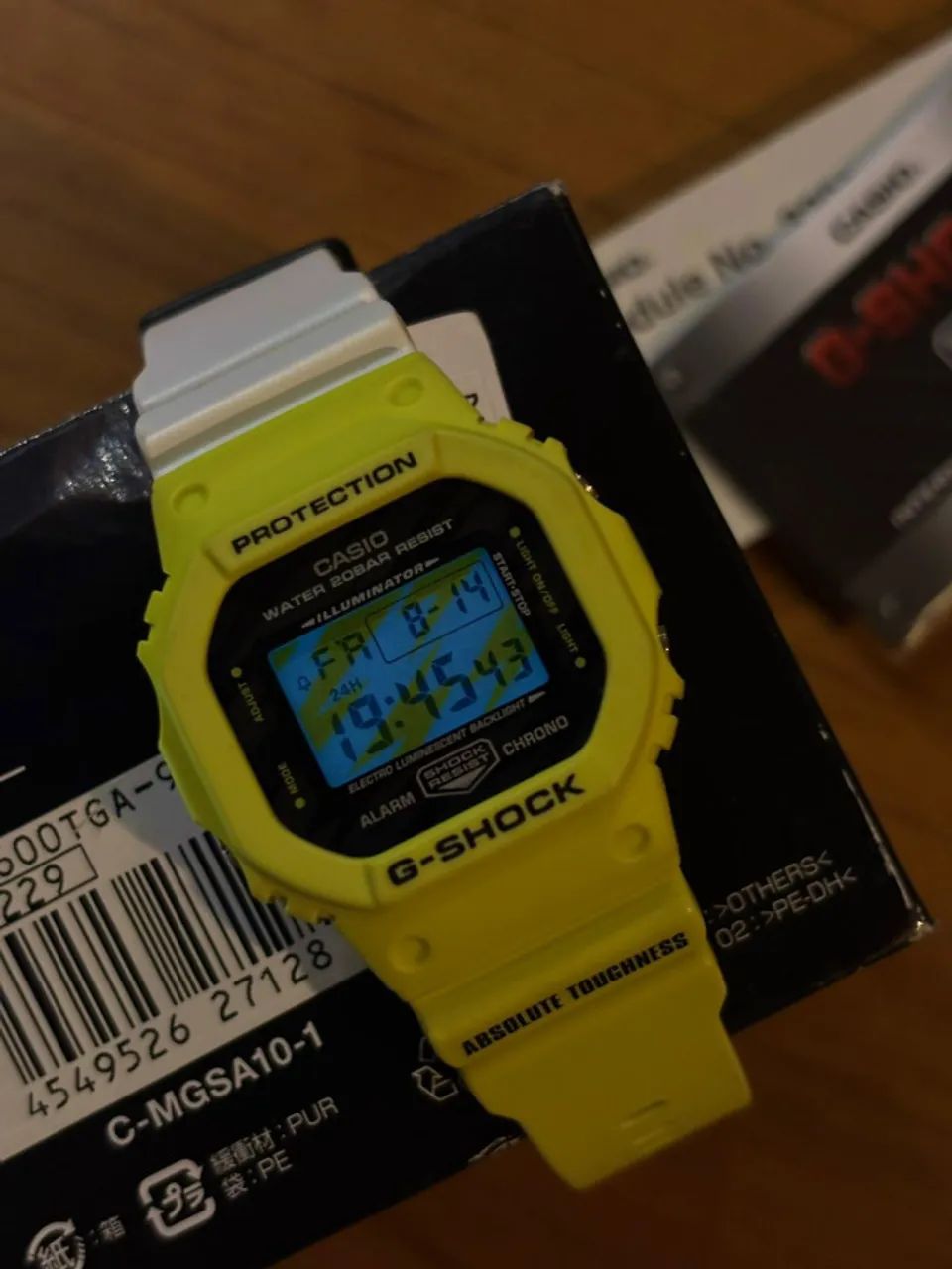 Casio G-Shock DW-5600TGA-9 (série Lightning Yellow) - Foto 3