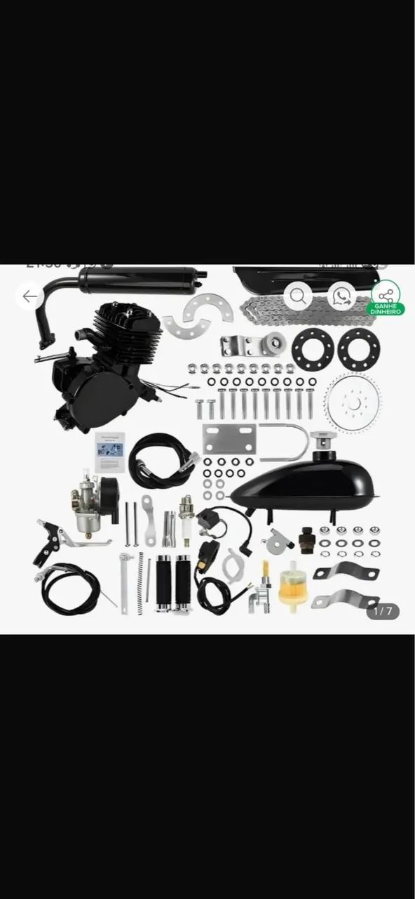 Kit de motorizada completinho