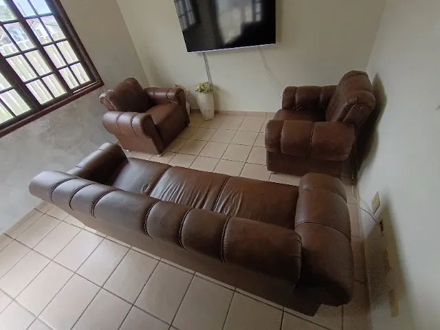 Conjunto sofá 3 peças  - Foto 2