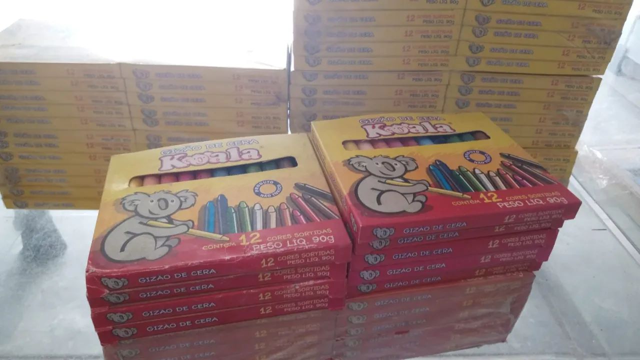 Caixas de giz de cera  - Foto 3