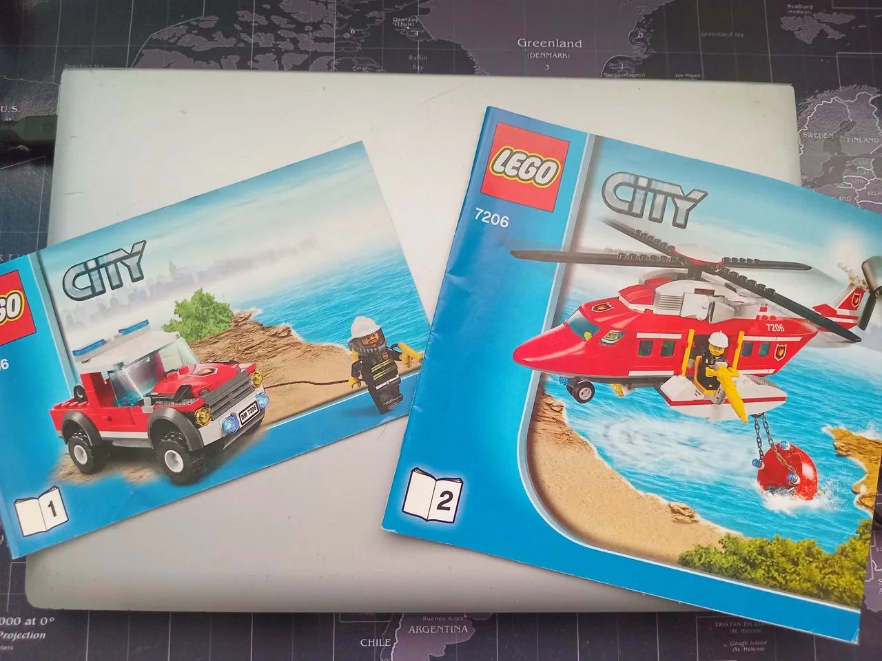 Brinquedo Lego City Helicóptero bombeiros + Jipe - Foto 5