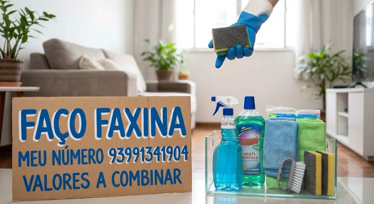 Faço faxina 