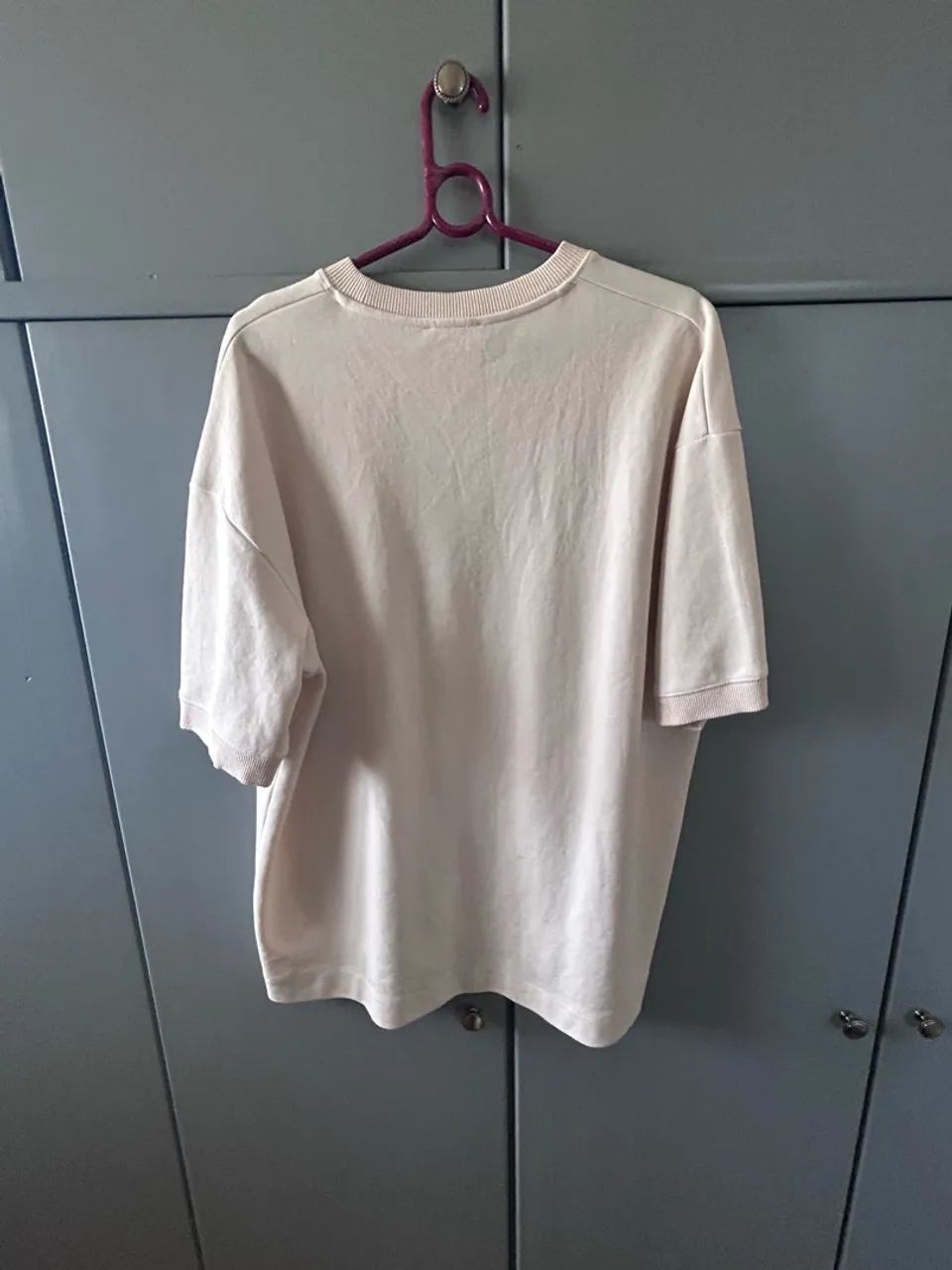 Camiseta Zara Oversized Off White  - Foto 2