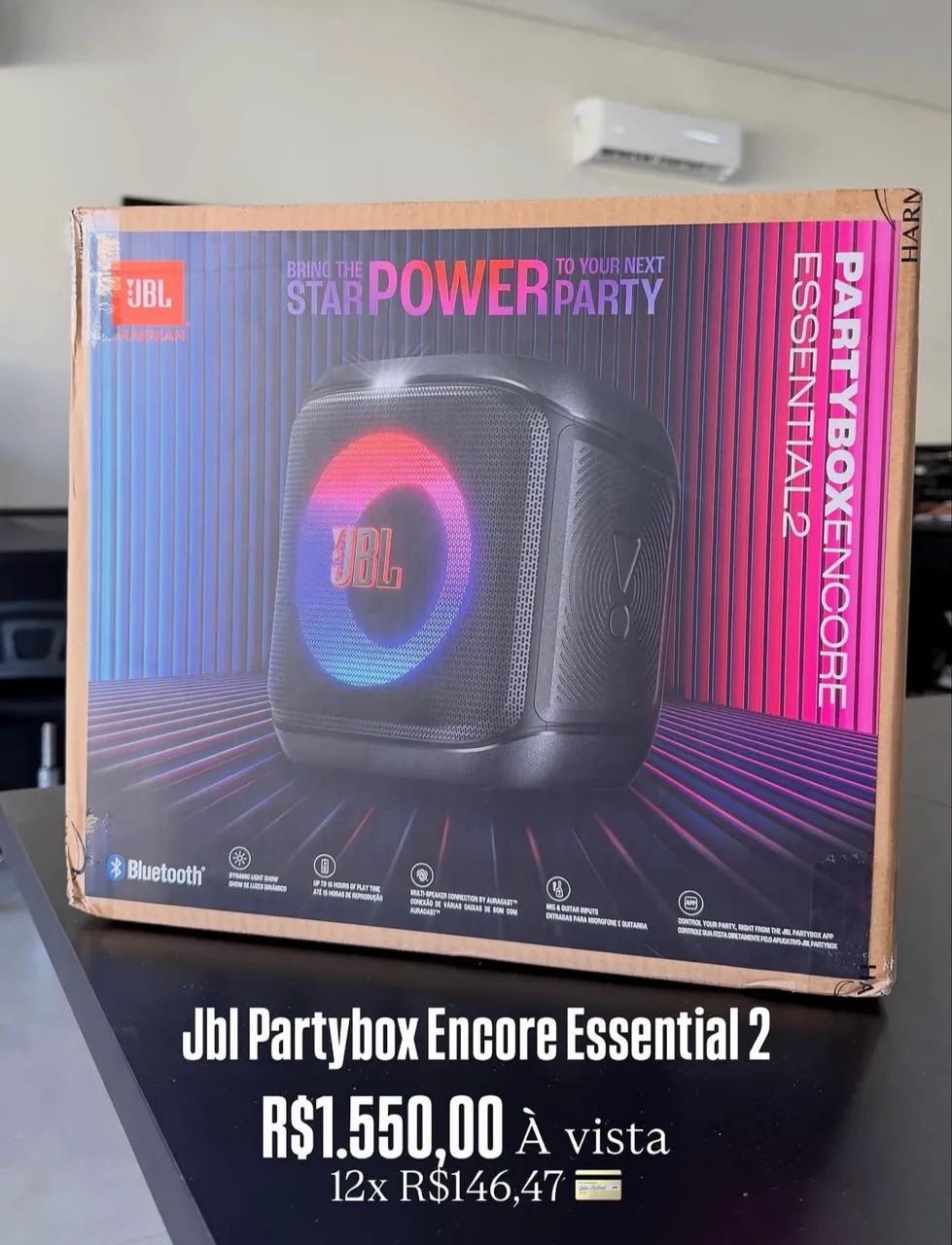 JBL ENCORE ESSENTIAL 2 SEM MICROFONE | LACRADA | R$ 1.550