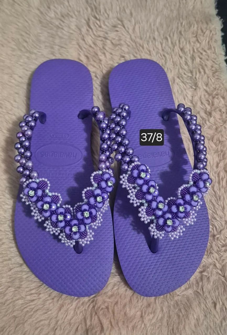 Havaianas customizada 
