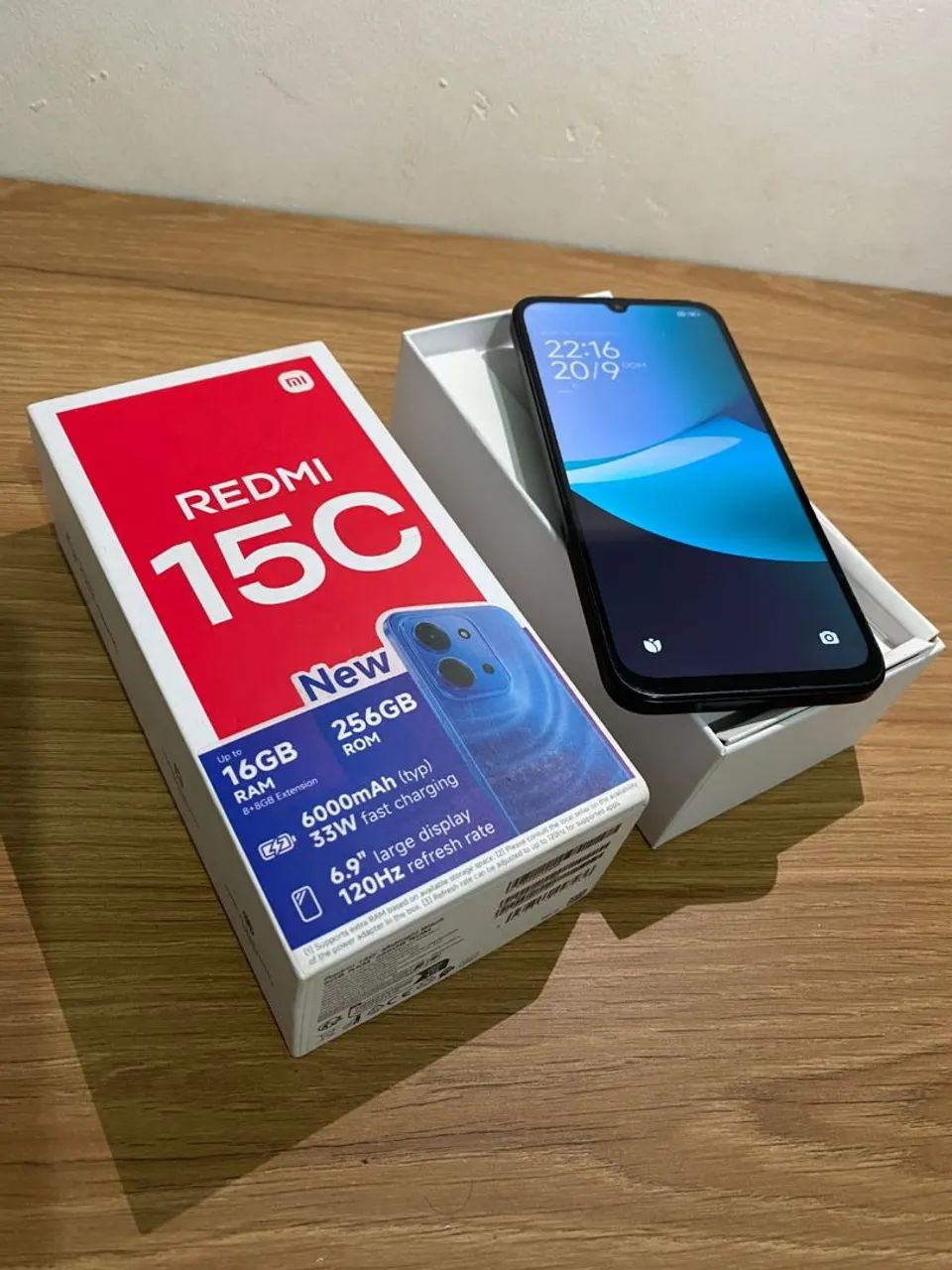 Celular Redimi 15C 256GB - NOVO - Completo  - Foto 2