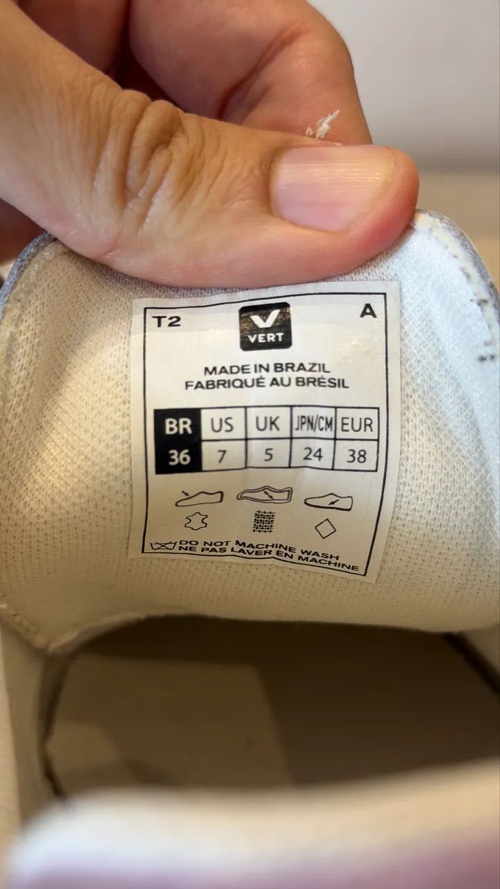 Vert V-12 Leather 36 Branco  - Foto 4