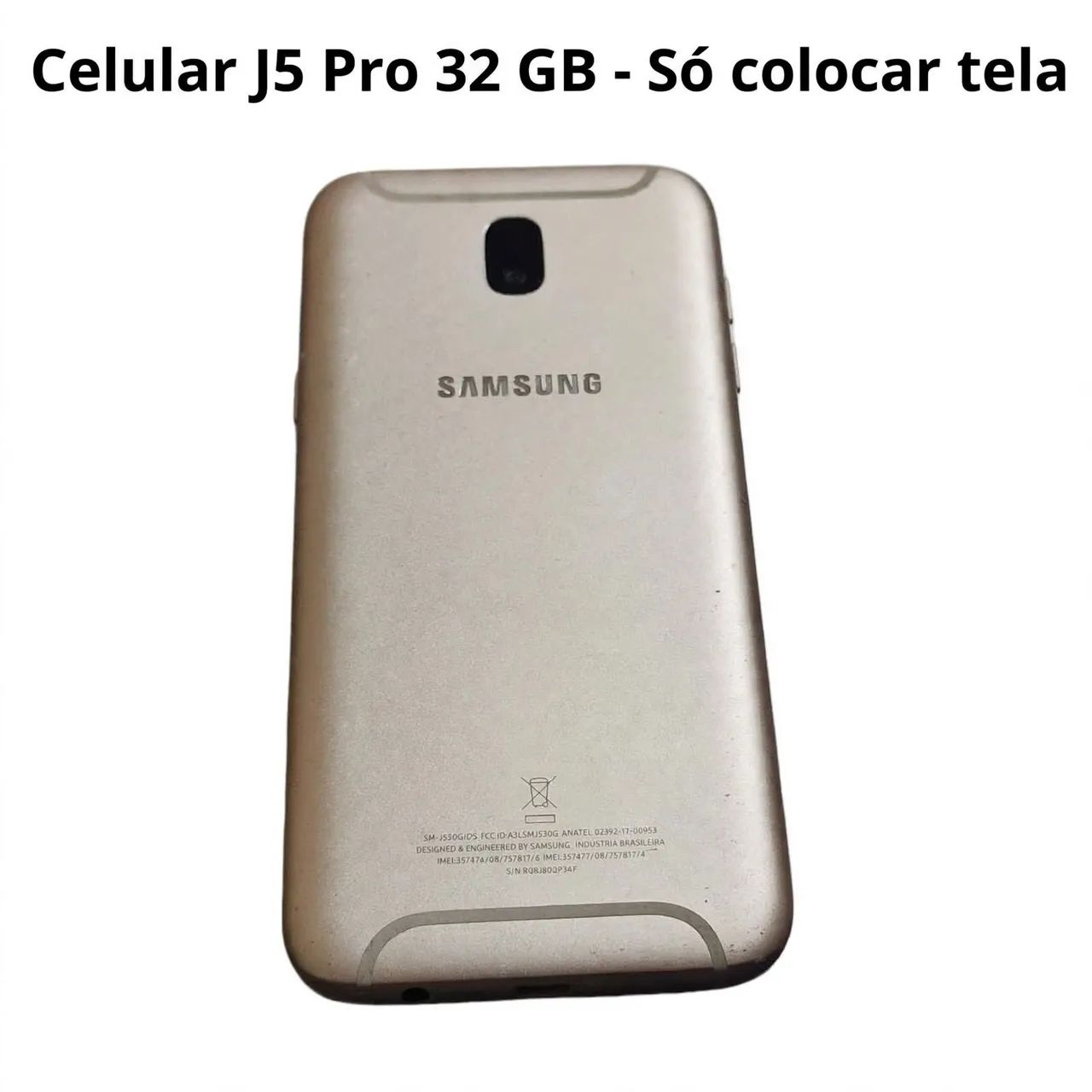 Placa J5 pró e carcaça completa com bateria  - Foto 4