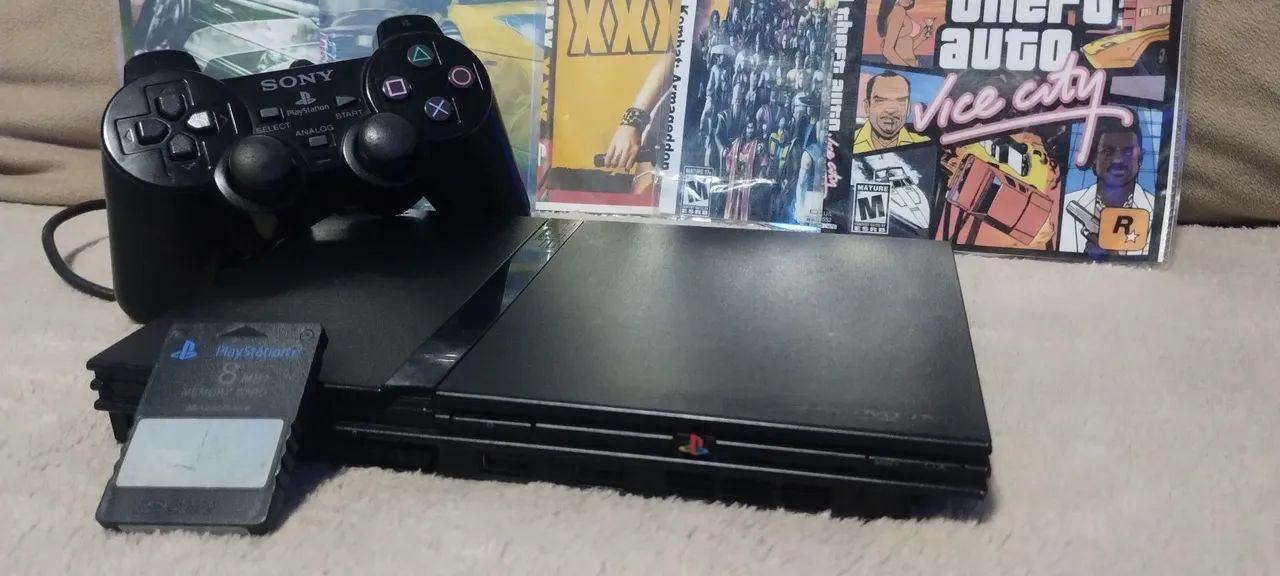 PlayStation 2 completo func. Perfeitamente (conservado). Leitor 100% - Foto 4
