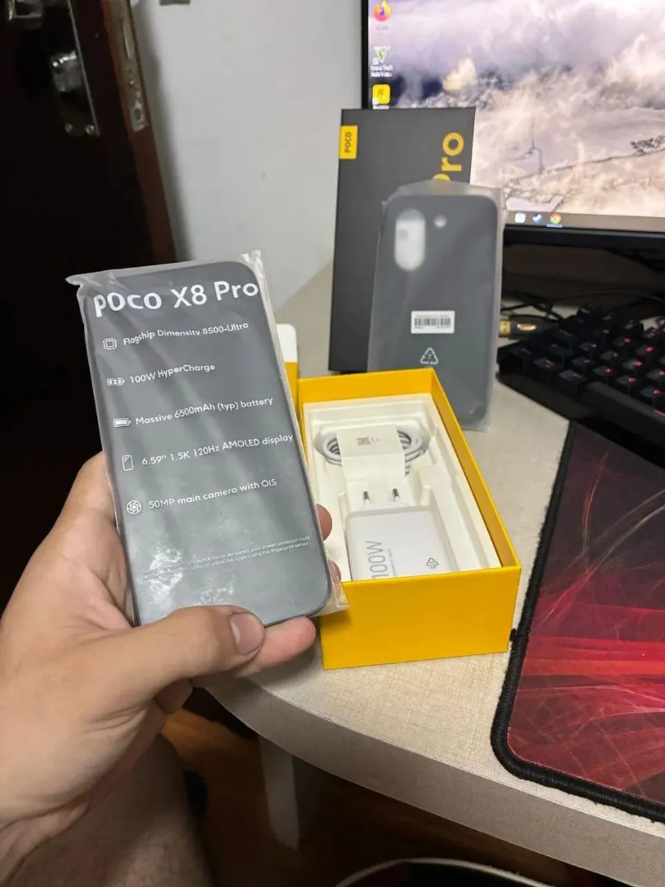 Poco F7 5G 512GB 12GB RAM PRATA Silver Lacrado - Celulares e