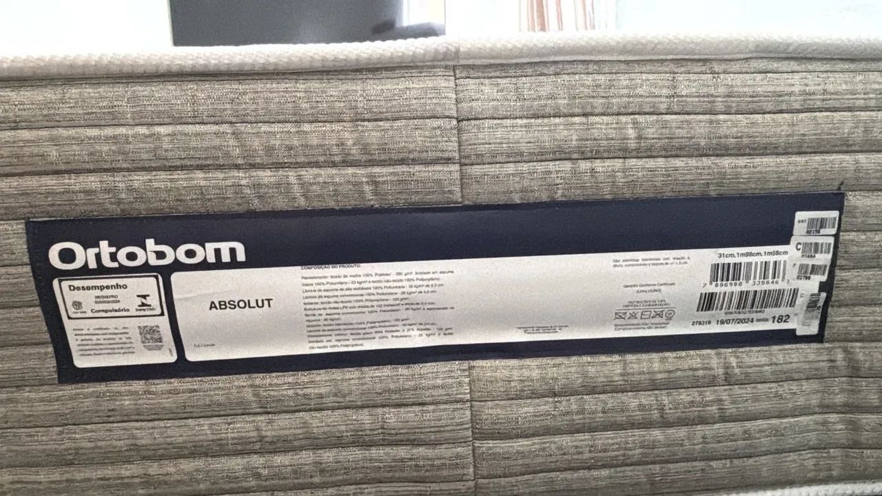 Colchão queen Absolut Ortobom em perfeito estado - Foto 2