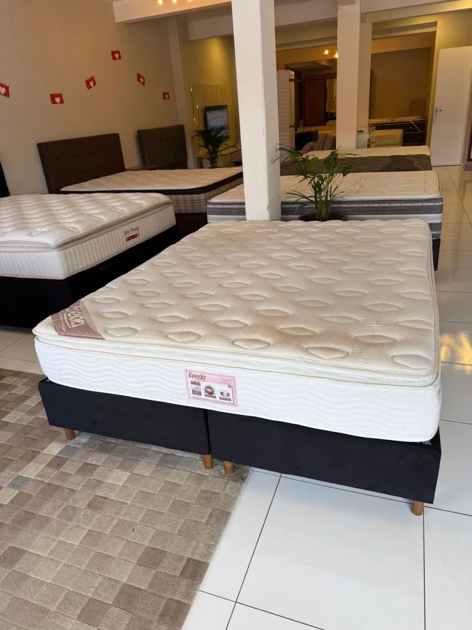 Cama box QUEEN EPEDA USADA TOP - ENTREGAMOS  - Foto 3