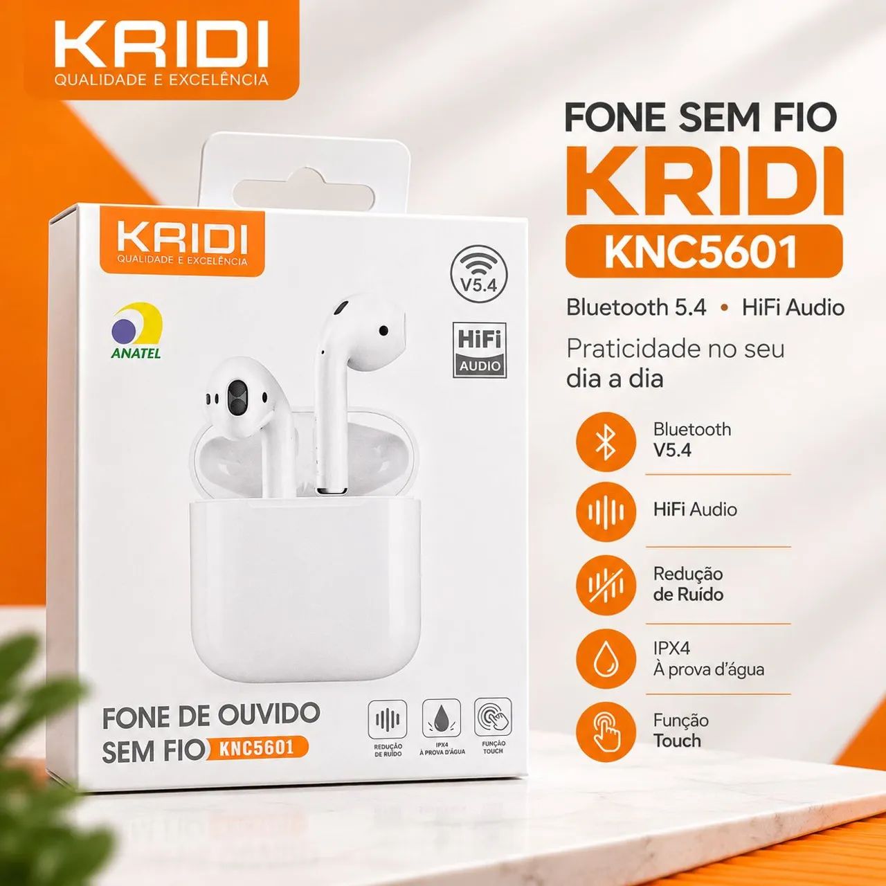 FONE BLUETOOTH, LACRADO KAIDI