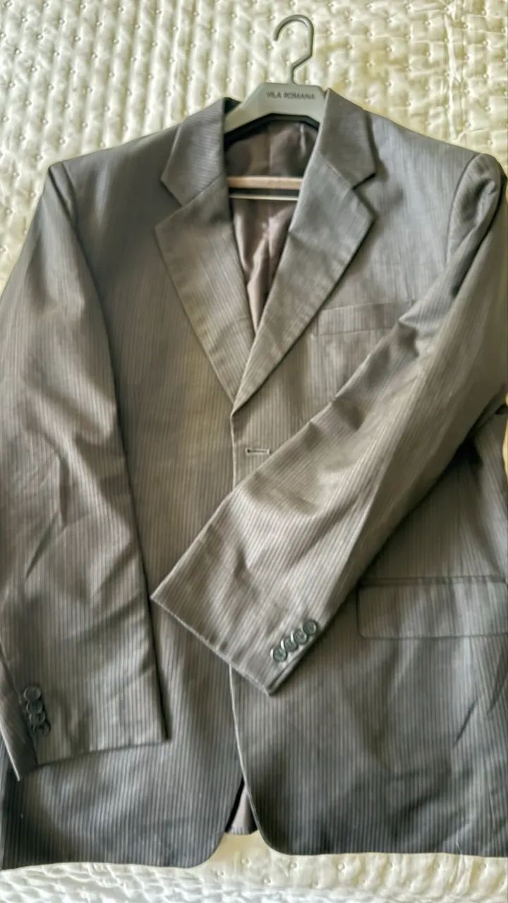 Blazer Hugo Boss cinza 