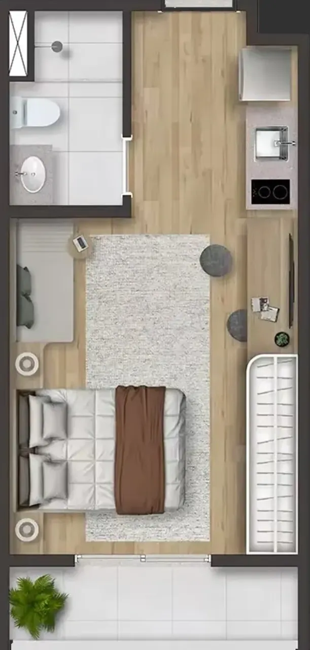 PLANTA 26m²