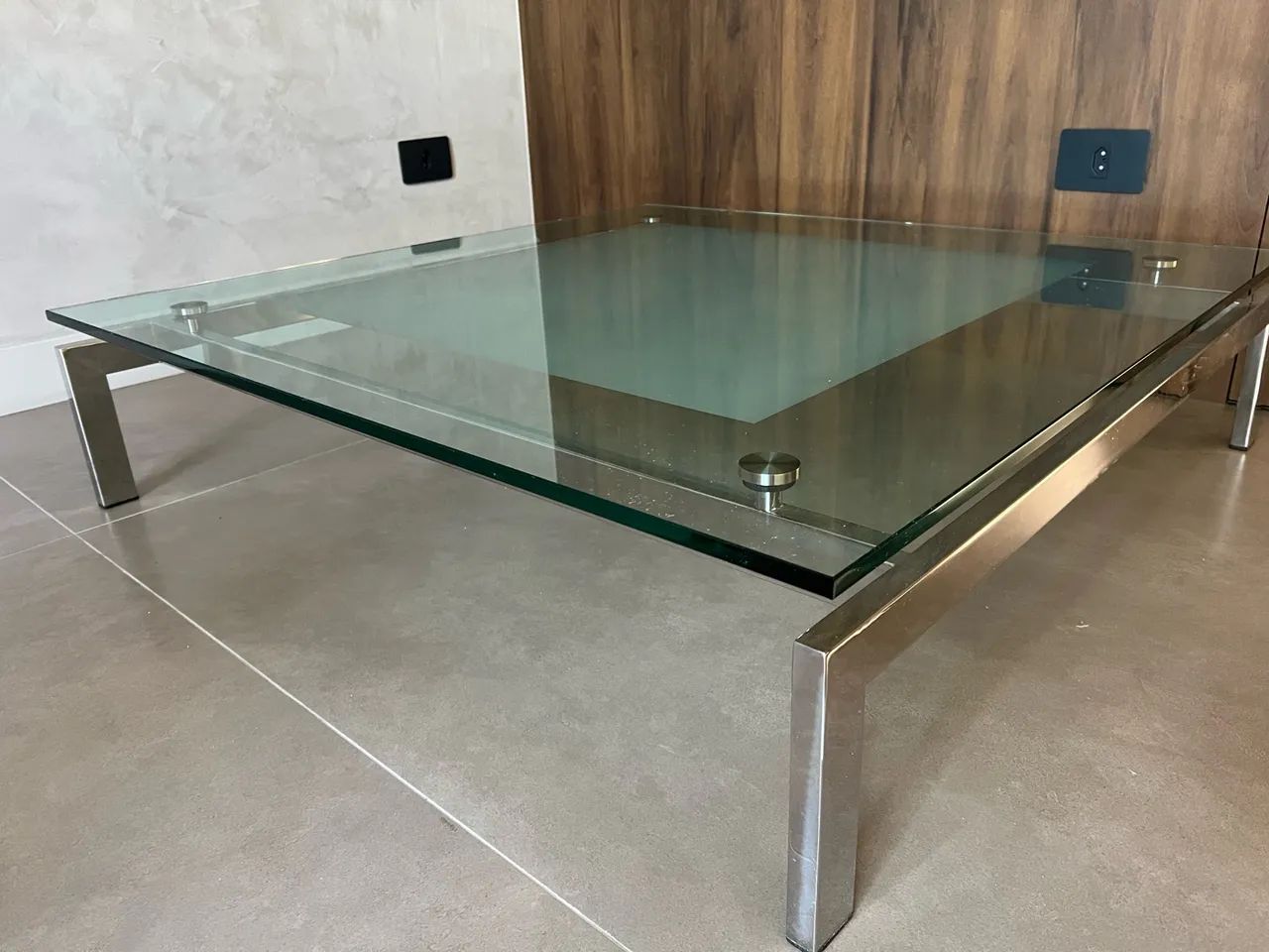 Mesa de centro moderna de vidro - Foto 4