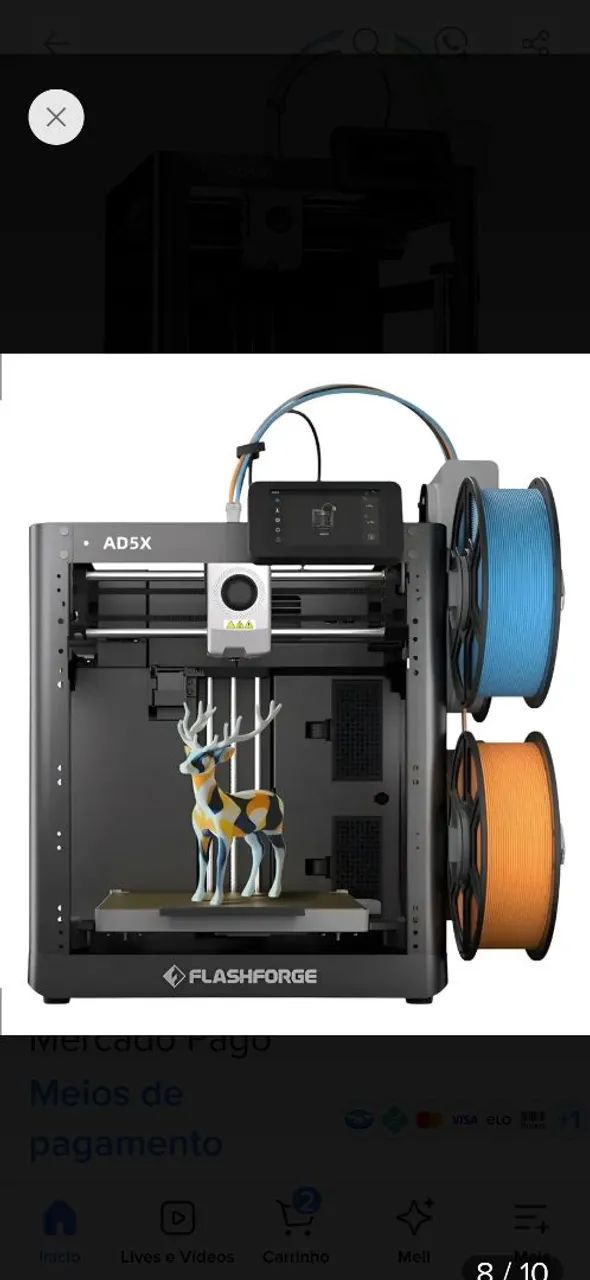 Impressora 3d flashforge 