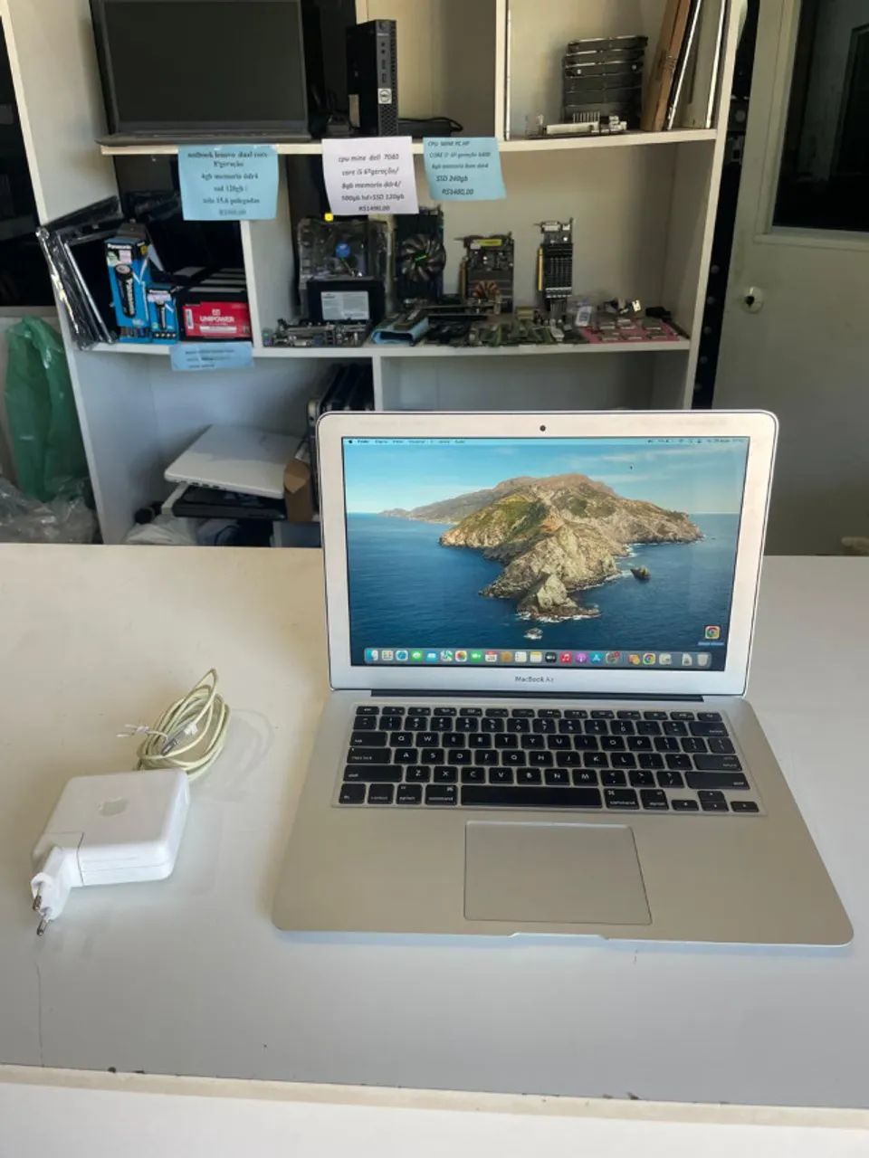 macbook air 13 core i5/4gb memoria/ssd 240gb/ mid 2012 perfeito com garantia e nf - Foto 2
