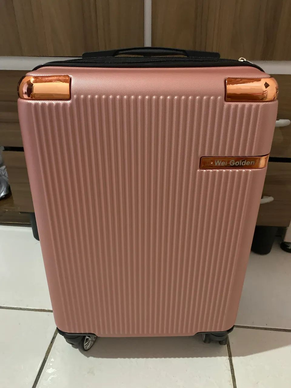 Mala de viagem ABS 10kg com rodinhas que giram 