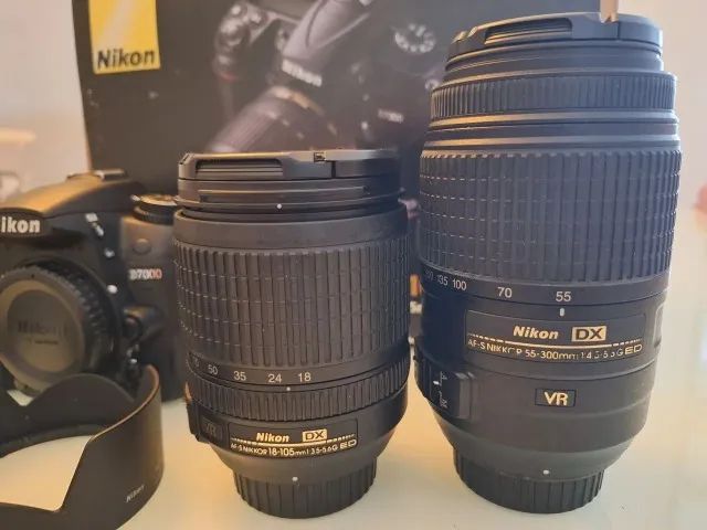 Câmera Nikon D7000 com 2 lentes e vários acessórios. - Foto 2