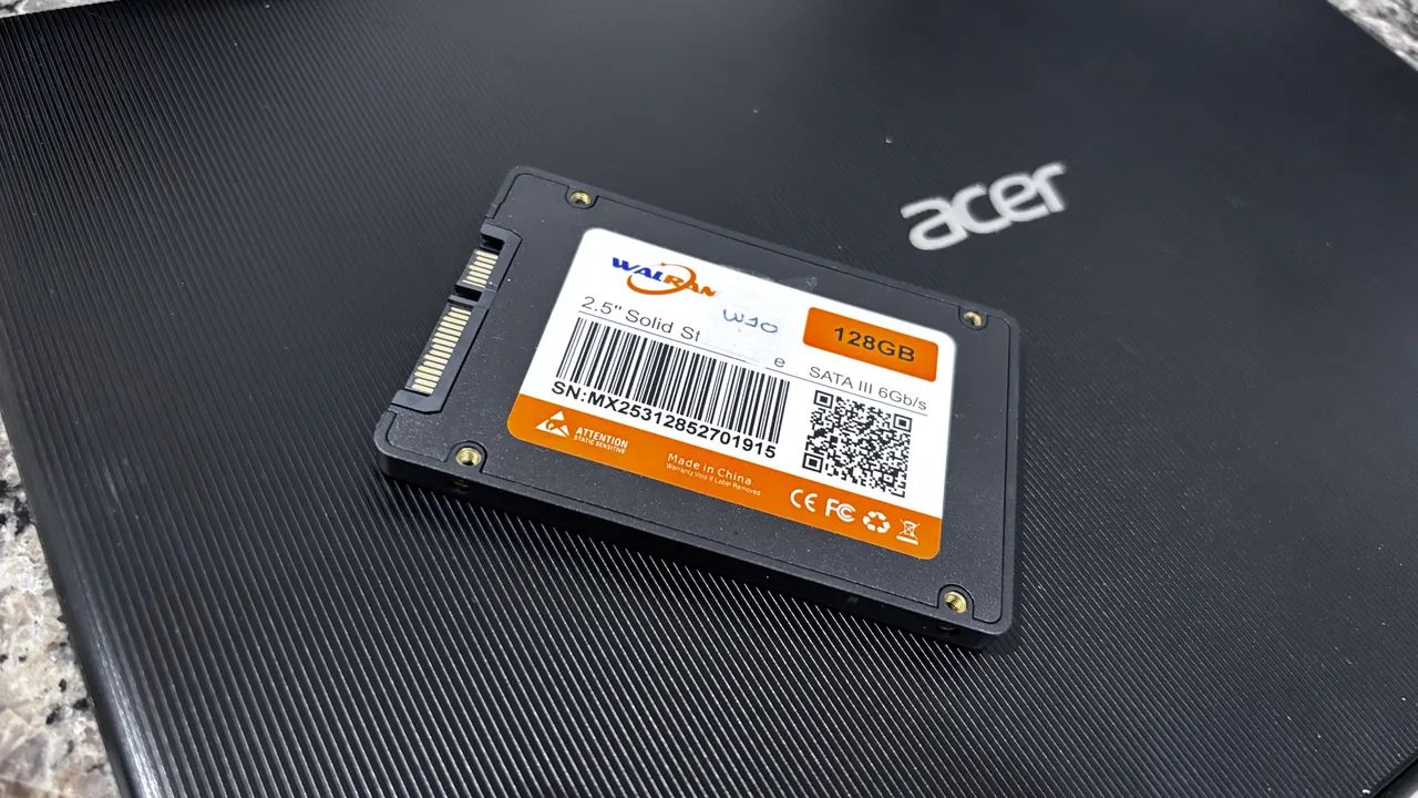 Ssd 128 gb walram com windows 10 e Office 2024 ( seminovo) - Foto 2