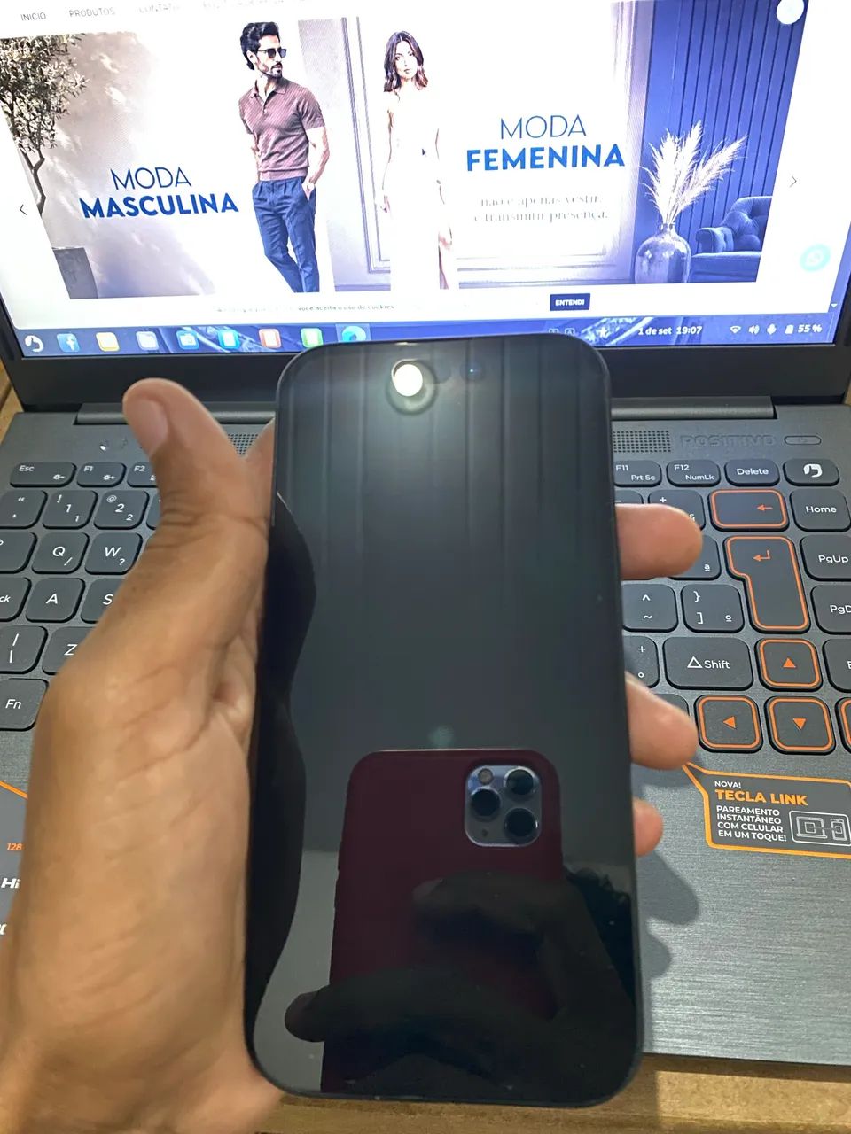 iPhone 16 Preto 128GB ? Seminovo - Foto 3