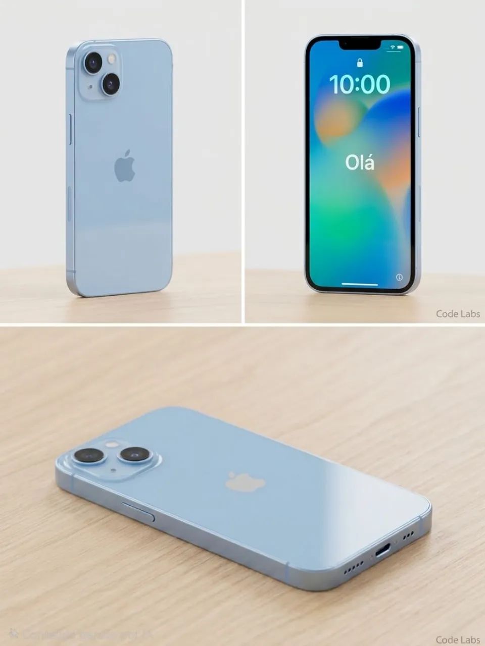 iPhone 14 Plus 256GB Azul.<br>Aparelho impecável, revisado pela